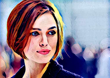 Painted Kaeira Knightley