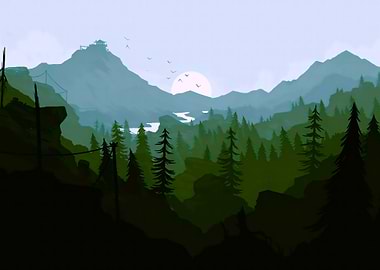 Boreal Mountain Morning