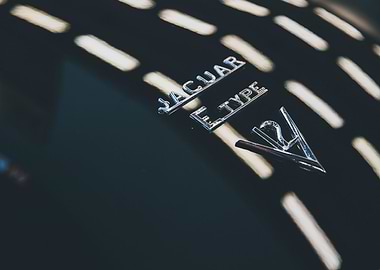 Jaguar e type sports car