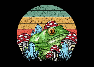 Cottagecore Vintage Frog