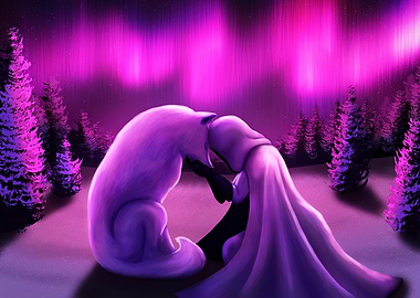 Companions Under Aurora