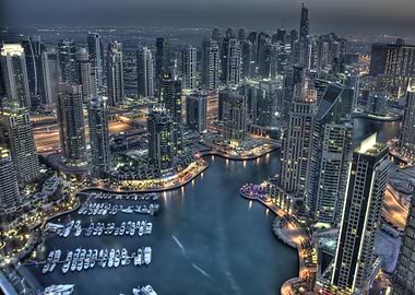 Dubai UAE Marina Travel