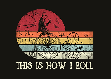 Cottagecore Frog Biking