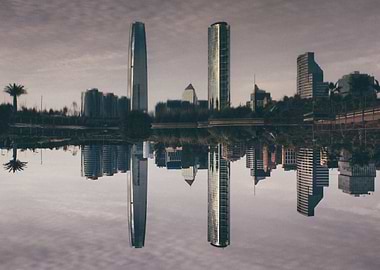 Skyline Black and White