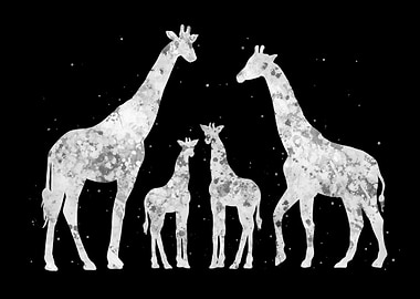 Giraffe Family