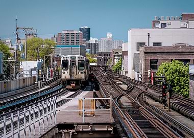 Inbound El Train Uptown