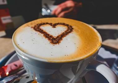 Latte heart