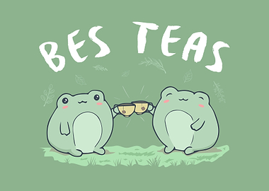 Cottagecore Toad Frog Tea