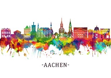 Aachen Germany Skyline
