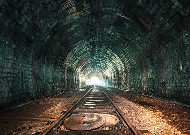 The old railway tunnel