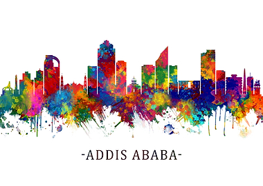 Addis Ababa Ethiopia skyli