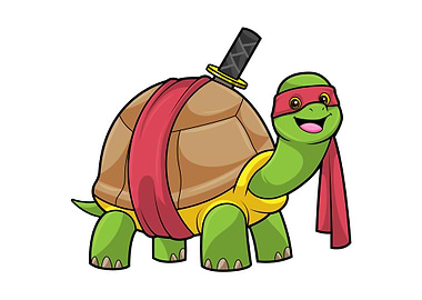 Turtle Martial arts Sword
