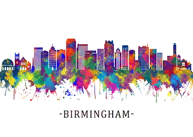 Birmingham Alabama Skyline