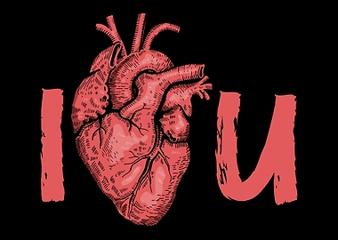 Funny I Love You Heart