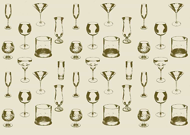 Glassware pattern