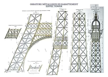EIFFEL TOWER BLUEPRINT 02