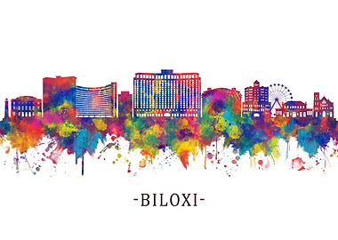 Biloxi Mississippi Skyline