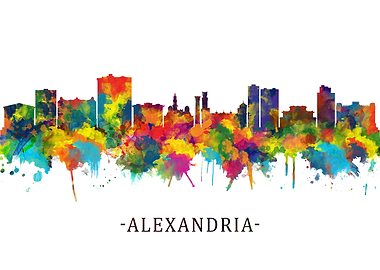 Alexandria Egypt Skyline