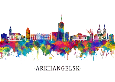 Arkhangelsk Russia Skyline