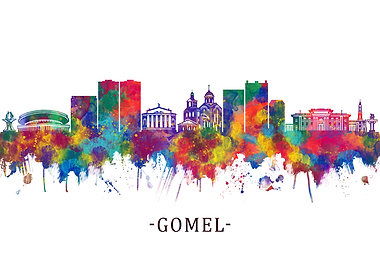 Gomel Belarus Skyline