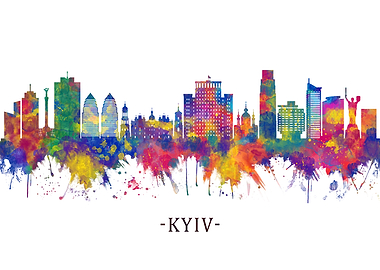 Kyiv Ukraine Skyline
