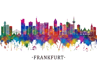 Frankfurt Germany Skyline