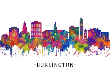 Burlington Vermont Skyline