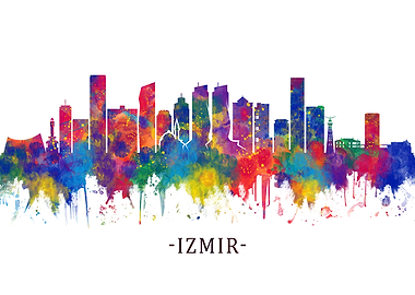 Izmir Turkey Skyline