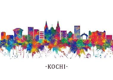 Kochi India Skyline