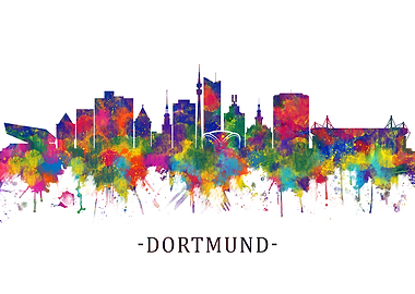 Dortmund Germany Skyline