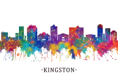 Kingston Jamaica Skyline