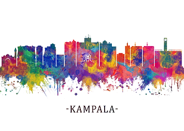 Kampala Uganda Skyline