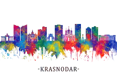 Krasnodar Russia Skyline