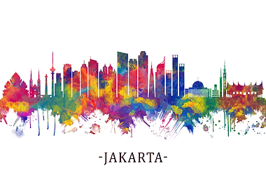 Jakarta Indonesia Skyline