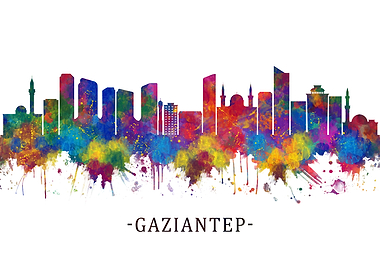 Gaziantep Turkey Skyline