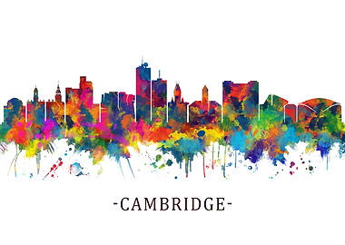 Cambridge USA Skyline