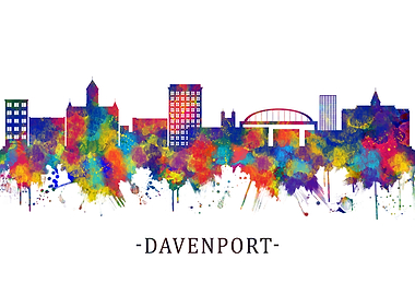Davenport USA Skyline