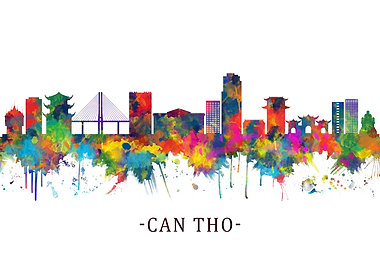 Can Tho Vietnam Skyline