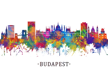 Budapest Hungary Skyline