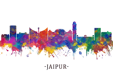 Jaipur Rajasthan Skyline