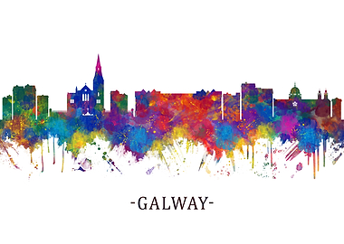 Galway Ireland Skyline