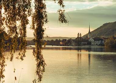 Swiss Village Sunset