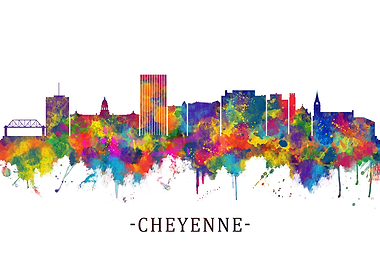 Cheyenne Wyoming Skyline