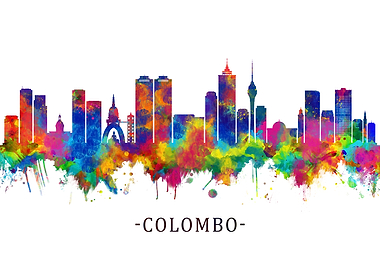 Colombo Sri Lanka Skyline