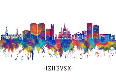 Izhevsk Russia Skyline