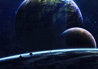 Planet Parade sci-fi art