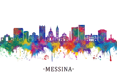 Messina Italy Skyline