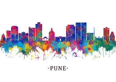 Pune Maharashtra Skyline