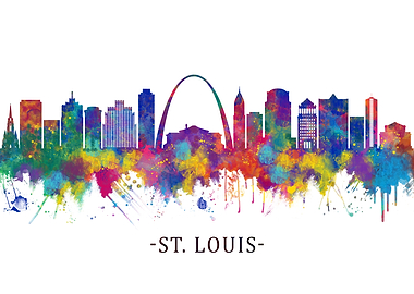 St Louis Missouri Skyline
