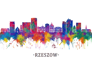 Rzeszow Poland Skyline